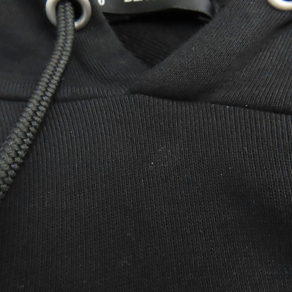 実際に弊社で買取させて頂いたNO ID. BLACK/ノーアイディーブラック 22SS ベロア切替BIGプルオーバーパーカ 448006-579T/ONEの画像 6枚目