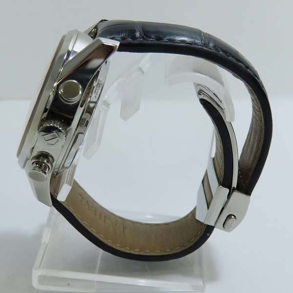 実際に弊社で買取させて頂いたTAG HEUER/タグホイヤー カレラ クロノグラフ 自動巻き 青文字盤 CAL.1887 CAR2115-0の画像 1枚目