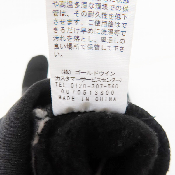 実際に弊社で買取させて頂いたTHE NORTH FACE/ノースフェイス Nuptse Etip Glove/ヌプシイーチップグローブ NN61815/Mの画像 5枚目