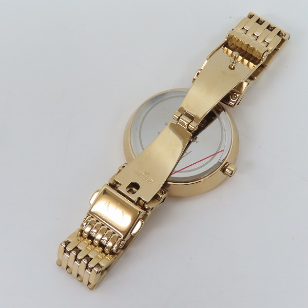 実際に弊社で買取させて頂いたARMANI EXCHANGE/アルマーニエクスチェンジ ZOE/ゾーイ クォーツ 腕時計 AX5902【動作未確認】の画像 3枚目