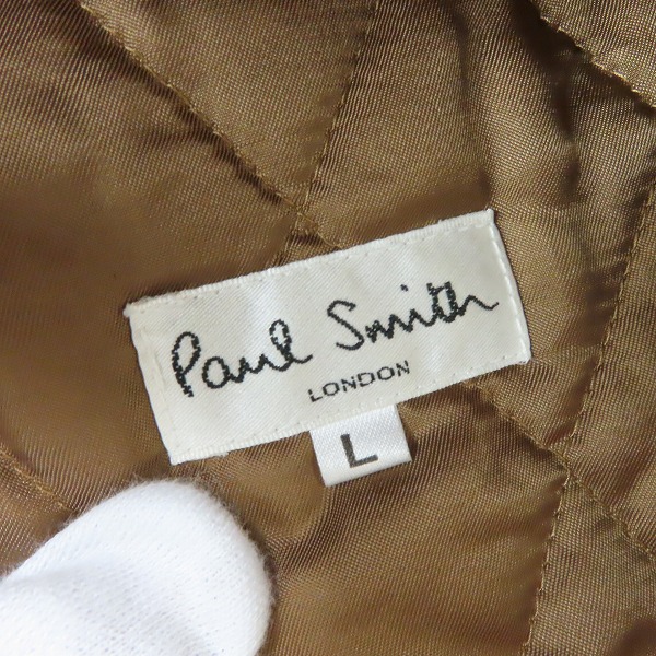 実際に弊社で買取させて頂いたPaul Smith LONDON/ポールスミス ロンドン 羊革/ラムレザー ファー付き モッズコート 724FLC /Lの画像 2枚目