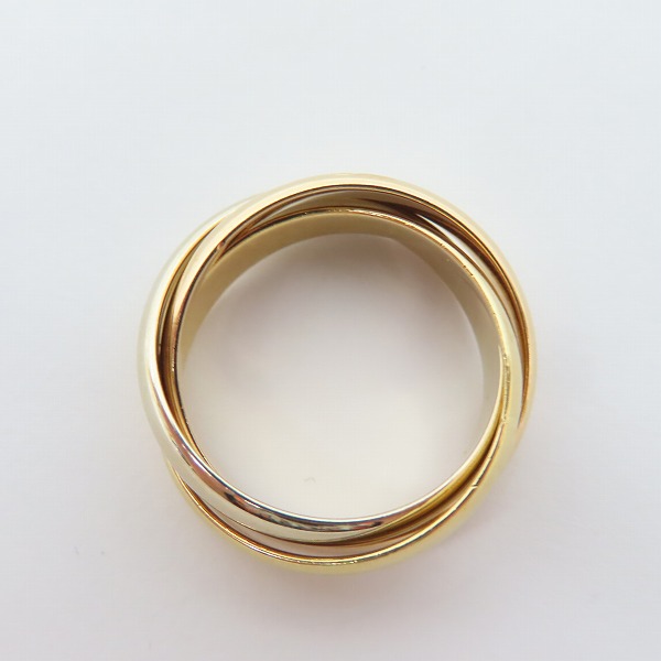 実際に弊社で買取させて頂いたCartier/カルティエ トリニティ リング/指輪 750/K18PG/YG/WG 52/12号の画像 5枚目