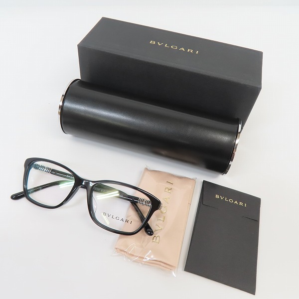 実際に弊社で買取させて頂いたBVLGARI/ブルガリ メガネフレーム アイウェア 4097-B-F 501の画像 9枚目