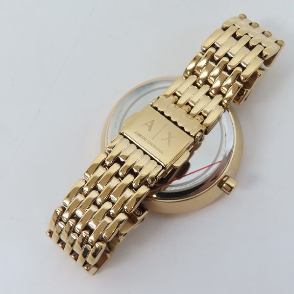 実際に弊社で買取させて頂いたARMANI EXCHANGE/アルマーニエクスチェンジ ZOE/ゾーイ クォーツ 腕時計 AX5902【動作未確認】の画像 2枚目