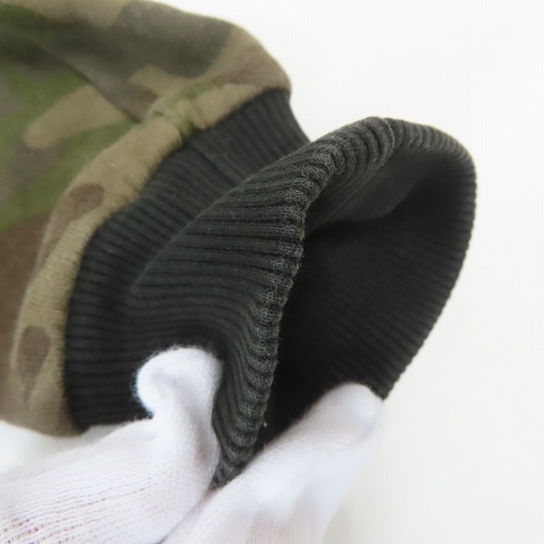 実際に弊社で買取させて頂いたHYDROGEN/ハイドロゲン カモフラ スカル プルオーバーパーカー/Sの画像 8枚目