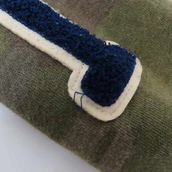 実際に弊社で買取させて頂いたHYDROGEN/ハイドロゲン BRONZAJI ブロンザージ エンブレムワッペン カモフラ ジップアップブルゾン/Mの画像 5枚目