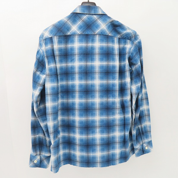 実際に弊社で買取させて頂いたNUMBER (N)INE/ナンバーナイン 日本製 チェック柄 ネルシャツ/2の画像 1枚目