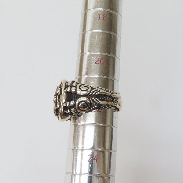 実際に弊社で買取させて頂いたレザーズアンドトレジャーズ スモール スペシャルエディションリング w/ライオン/スティングレイ 22号の画像 8枚目