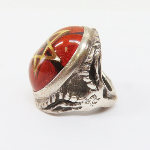 実際に弊社で買取させて頂いたALEX STREETER/アレックスストリーター エンジェルハート スペシャルストーン リング 5.5-6.5号の画像 2枚目