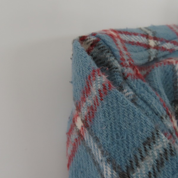 実際に弊社で買取させて頂いたNUMBER (N)INE/ナンバーナイン 05AW HIGH STREET期 THS刺繍 チェック柄 ネルシャツ/2の画像 7枚目