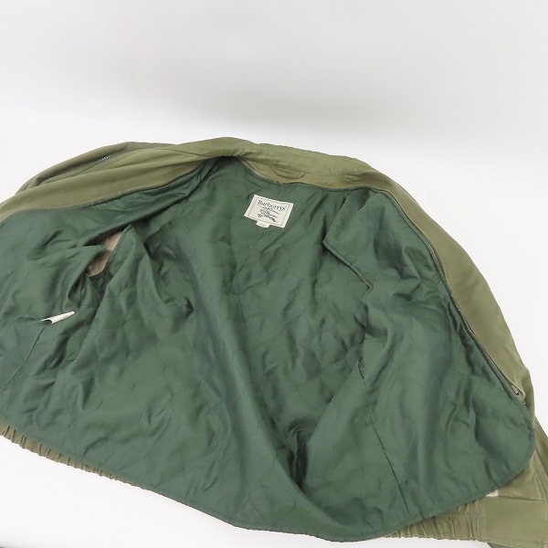 実際に弊社で買取させて頂いたBURBERRYS/バーバリーズ ジップアップ ジャケット/Lの画像 5枚目