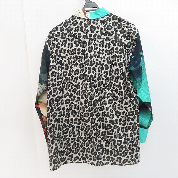 実際に弊社で買取させて頂いたPaul Smith/ポールスミス レオパード切替 総柄 デザイン長袖シャツ /38の画像 1枚目