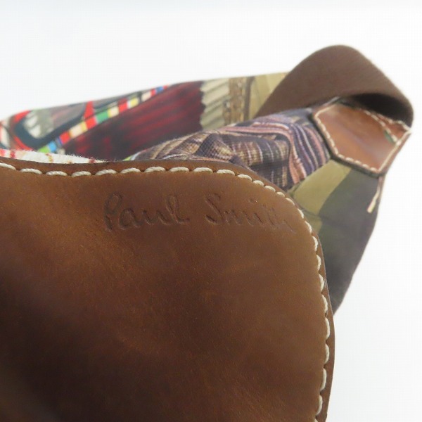 実際に弊社で買取させて頂いたPaul Smith/ポールスミス 転写プリント ショルダーバッグの画像 5枚目