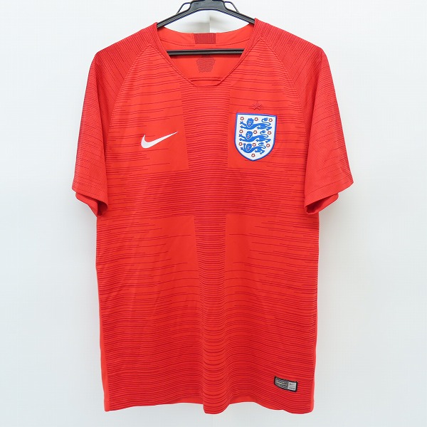 Nike England Away 2018 Jersey Mens L Red Short Sleeve Dri