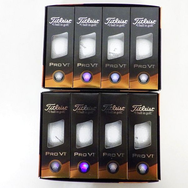 実際に弊社で買取させて頂いた【未使用】Titleist/タイトリスト PRO V1 ゴルフボール ホワイト 2ダース 