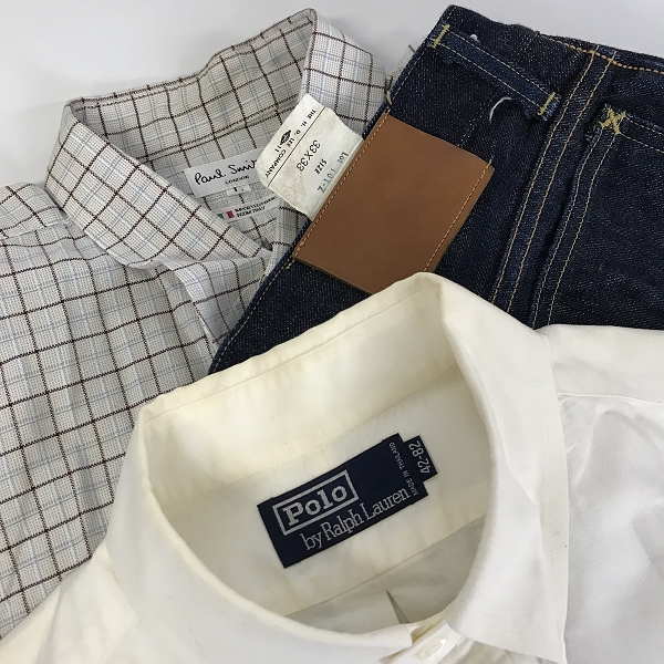 実際に弊社で買取させて頂いた【おまとめ品】リー/ポールスミス/ポロラルフローレン 等 メンズ/レディース 長袖シャツ/デニムパンツ/半袖シャツ 他の画像 1枚目