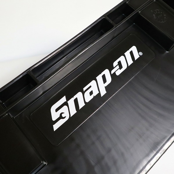 実際に弊社で買取させて頂いた(2) Snap-on/スナップオン スタッキングボックス コンテナボックス 工具箱 ブラックの画像 5枚目