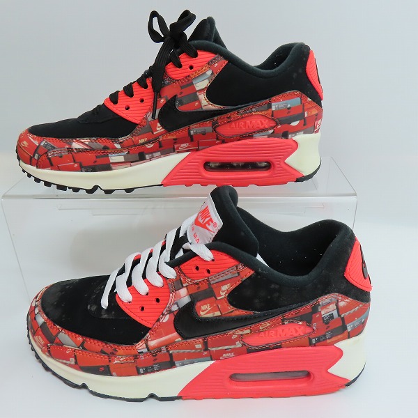 実際に弊社で買取させて頂いたNIKE×atmos/ナイキ×アトモス AIR MAX 90 PRNT "WE LOVE NIKE"/エアマックス90 プリント AQ0926-001/25の画像 3枚目