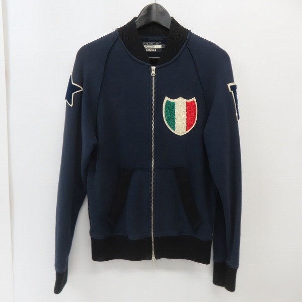 実際に弊社で買取させて頂いたHYDROGEN/ハイドロゲン BRONZAJI ブロンザージ エンブレム ワッペン ジップアップブルゾン/S