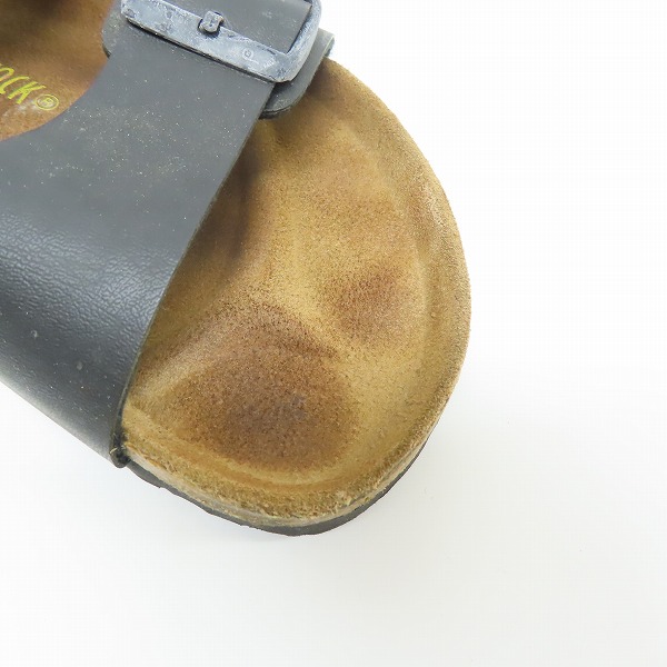実際に弊社で買取させて頂いたBIRKENSTOCK/ビルケンシュトック ARIZONA アリゾナ ブラック サンダル 051791/41の画像 6枚目