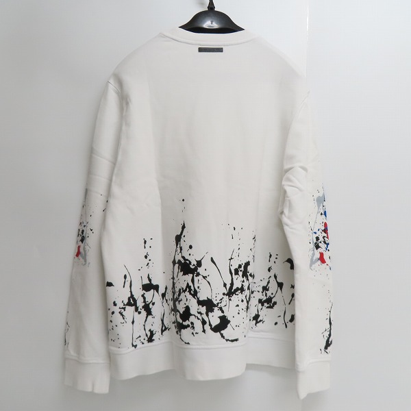 実際に弊社で買取させて頂いたDIESEL BLACK GOLD/ディーゼルブラックゴールド スウェット トレーナー ペンキプリント /Lの画像 1枚目