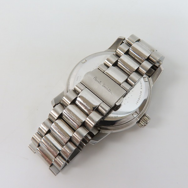 実際に弊社で買取させて頂いたPaul Smith/ポールスミス BLOCK/ブロック クォーツ 腕時計 P10024の画像 2枚目