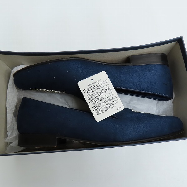 実際に弊社で買取させて頂いたMACKINTOSH LONDON/マッキントッシュロンドン ダンディーマン スリッポンスエード /UK7.5の画像 8枚目