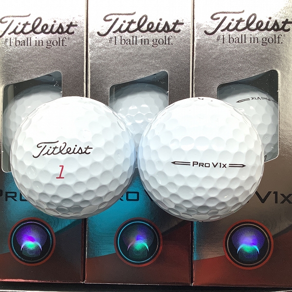 実際に弊社で買取させて頂いた(3)【未使用】Titleist/タイトリスト PRO V1x ゴルフボール ホワイト 1ダースの画像 1枚目
