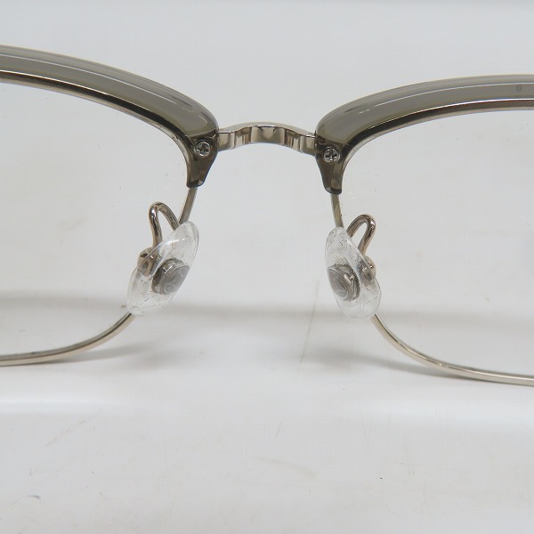 実際に弊社で買取させて頂いた999.9/フォーナインズ コンビネーション 眼鏡/メガネフレーム/アイウェア M-16 9702の画像 4枚目