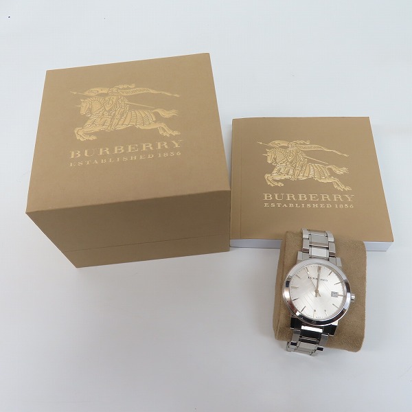 実際に弊社で買取させて頂いたBURBERRY/バーバリー ラウンド 腕時計/ウォッチ BU9000【動作未確認】の画像 6枚目