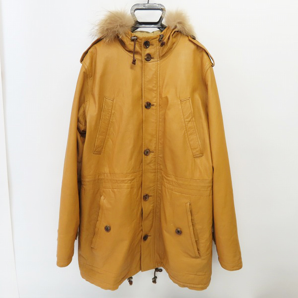 実際に弊社で買取させて頂いたPaul Smith LONDON/ポールスミス ロンドン 羊革/ラムレザー ファー付き モッズコート 724FLC /L