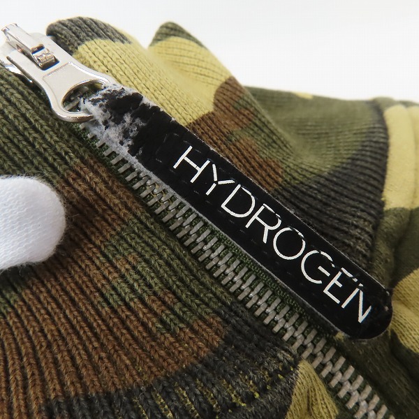 実際に弊社で買取させて頂いたHYDROGEN/ハイドロゲン サイドライン カモフラ ジップアップブルゾン/Mの画像 5枚目