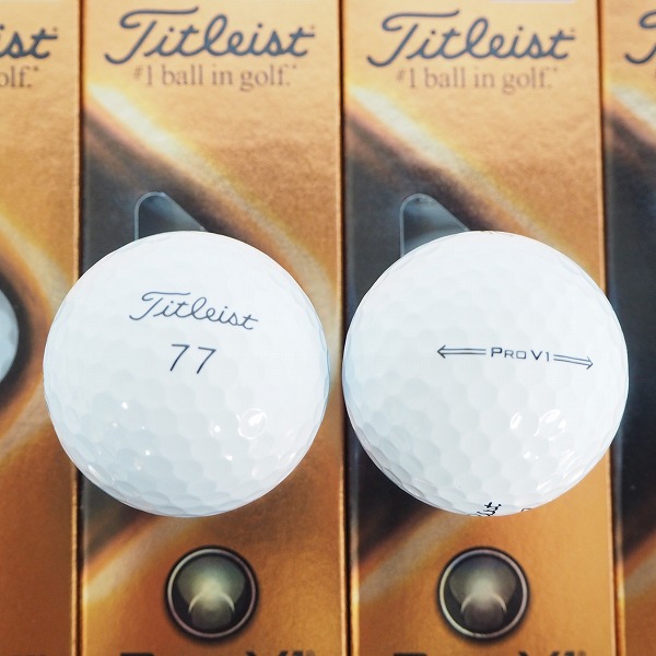 実際に弊社で買取させて頂いた【未使用】Titleist/タイトリスト PRO V1x ゴルフボール ホワイト 1ダースの画像 1枚目