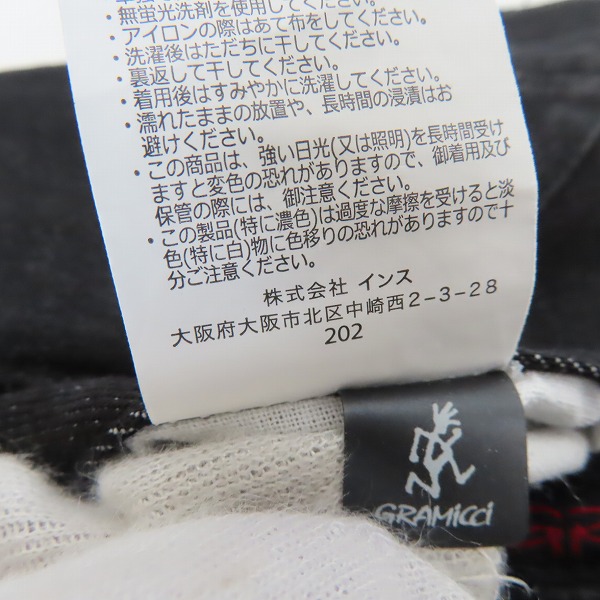 実際に弊社で買取させて頂いたGramicci × URBAN RESEARCH DOORS/グラミチ×アーバンリサーチ クライミングパンツ/ブラック/GMP-20F1610/Mの画像 5枚目