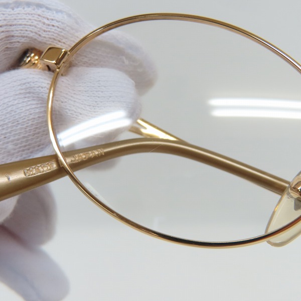 実際に弊社で買取させて頂いた JEAN PAUL GAULTIER/ジャンポールゴルチエ ヴィンテージ ゴールドフレーム サングラス クリップオン 56-7202の画像 8枚目