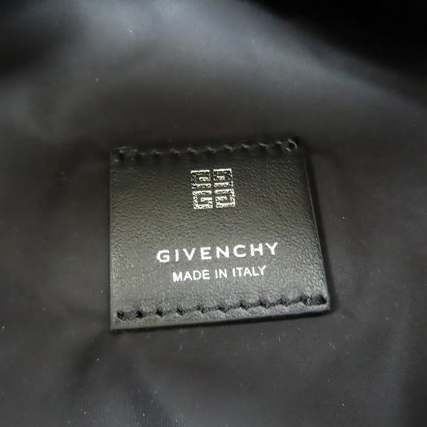 実際に弊社で買取させて頂いたGIVENCHY/ジバンシー 22AW Gジップ ナイロン ウエストバッグ/ショルダーバッグ BKU038K1JEの画像 5枚目