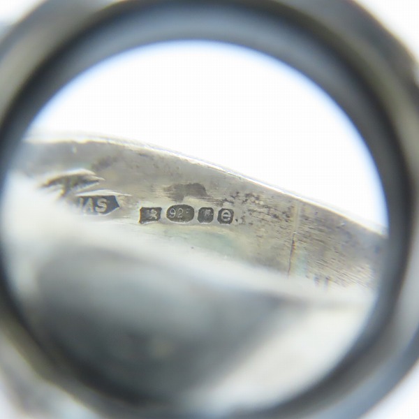 実際に弊社で買取させて頂いたCRAZY PIG/クレイジーピッグ ラージエビルスカルリング 22-23.5号 の画像 8枚目