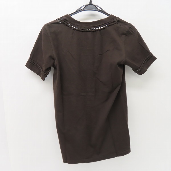 実際に弊社で買取させて頂いたNUMBER (N)INE/ナンバーナイン 編み込み カットソー ダークブラウン/2の画像 1枚目