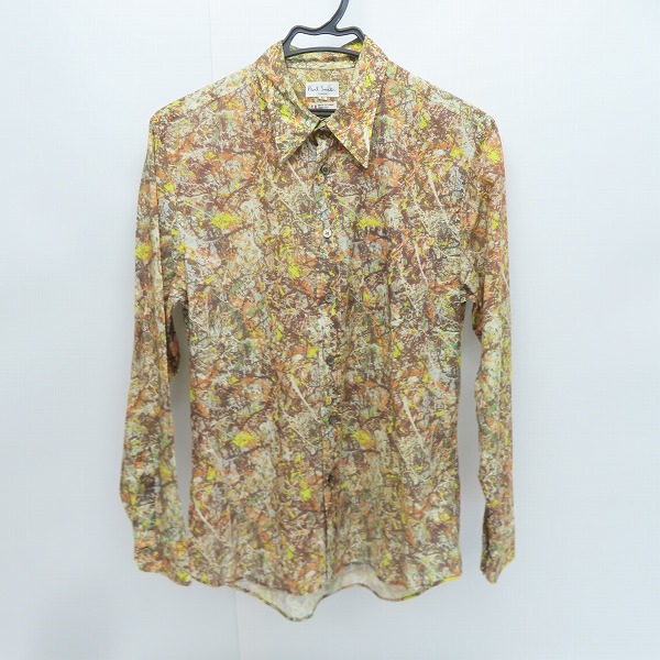 実際に弊社で買取させて頂いたPaul Smith LONDON/ポールスミスロンドン 総柄長袖シャツ/L