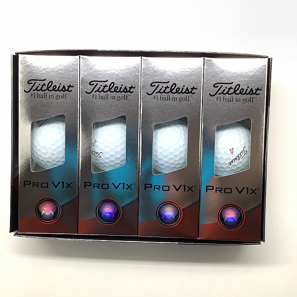 実際に弊社で買取させて頂いた(1)【未使用】Titleist/タイトリスト PRO V1x ゴルフボール ホワイト 1ダース