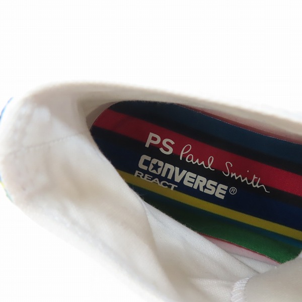 実際に弊社で買取させて頂いたPaul Smith×CONVERSE/ポールスミス×コンバース 19AW ALL STAR 100 HI オールスター 1CL578/27.0の画像 4枚目