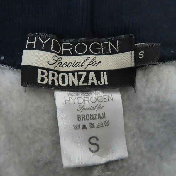 実際に弊社で買取させて頂いたHYDROGEN/ハイドロゲン BRONZAJI/ブロンザージ エンブレム/スター ワッペン フリース イージーパンツ/Sの画像 3枚目