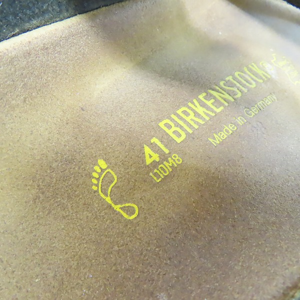 実際に弊社で買取させて頂いたBIRKENSTOCK/ビルケンシュトック ARIZONA アリゾナ ブラック サンダル 051791/41の画像 5枚目