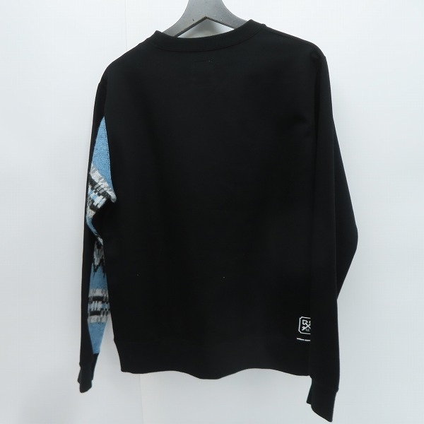 実際に弊社で買取させて頂いたuniform experiment/ユニフォームエクスペリメント SLEEVE PANELED クルーネックスウェット UE-222031/2の画像 1枚目