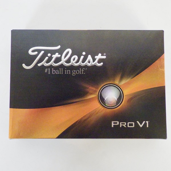 実際に弊社で買取させて頂いた【未使用】Titleist/タイトリスト PRO V1 ゴルフボール ホワイト 1ダース の画像 2枚目