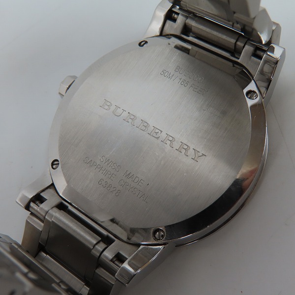実際に弊社で買取させて頂いたBURBERRY/バーバリー ラウンド 腕時計/ウォッチ BU9000【動作未確認】の画像 4枚目