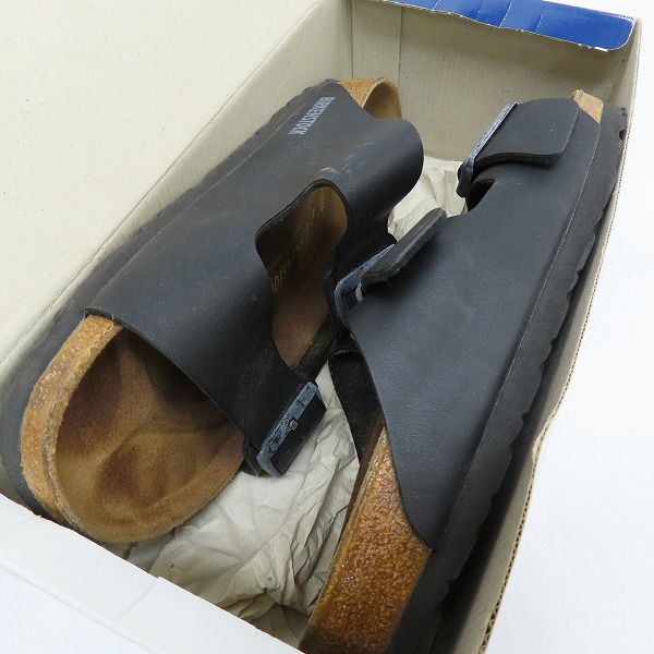 実際に弊社で買取させて頂いたBIRKENSTOCK/ビルケンシュトック ARIZONA アリゾナ ブラック サンダル 051791/41の画像 8枚目