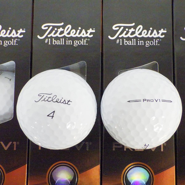 実際に弊社で買取させて頂いた【未使用】Titleist/タイトリスト PRO V1 ゴルフボール ホワイト 1ダース の画像 1枚目