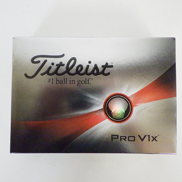実際に弊社で買取させて頂いた【未使用】Titleist/タイトリスト PRO V1x ゴルフボール ホワイト 1ダースの画像 2枚目