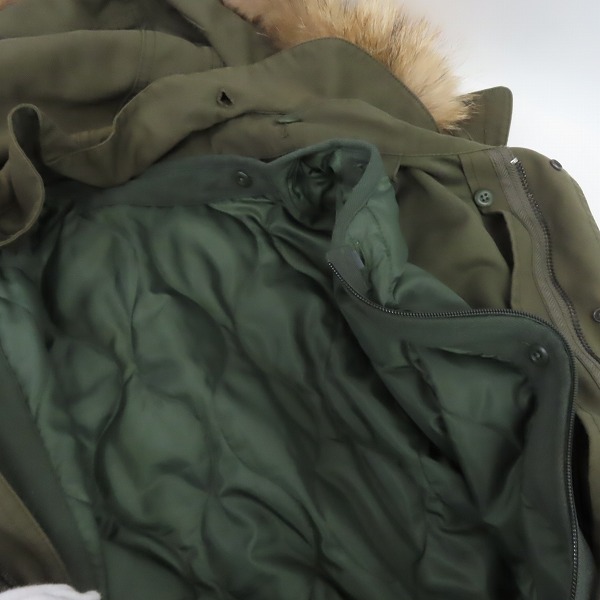 実際に弊社で買取させて頂いたMONKEY TIME/モンキータイム ユナイテッドアローズ モッズコート8325-699-0235/Sの画像 3枚目